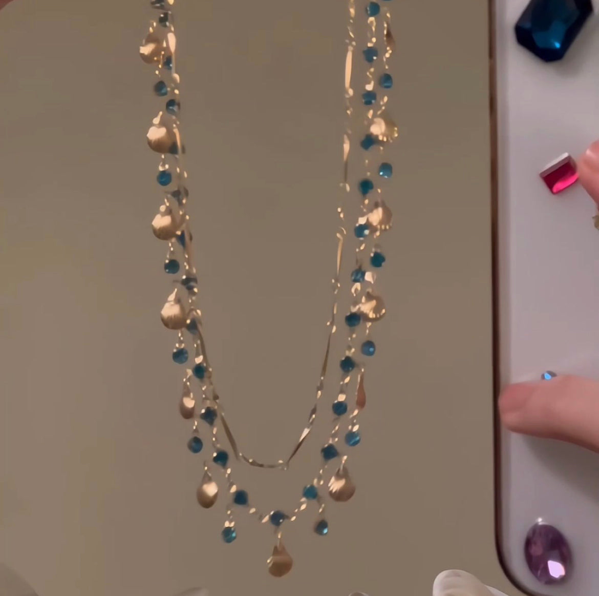 Blue Romance Necklace