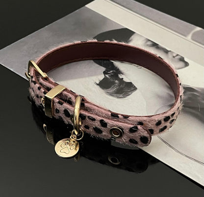 Leopard Print Buckle Choker