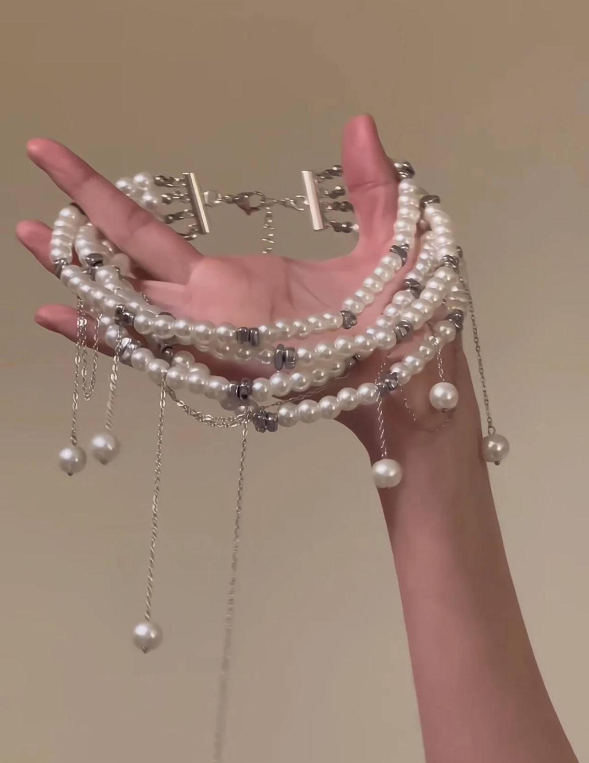 Pearl Cascade Necklace